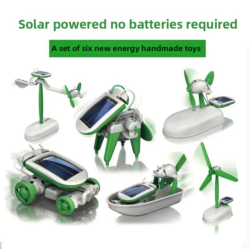 Stem Solar Robot Kit For Kids - Kits de robô 6 em 1,