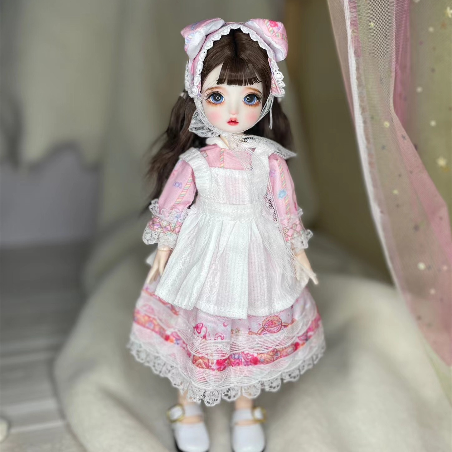 Bjd Doll 1 6 Full Set With Clothes - Boneca fashion super fofa em escala