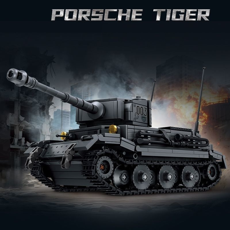 Lego Compatible Military Tank - Conjunto de Blocos de Montar Série