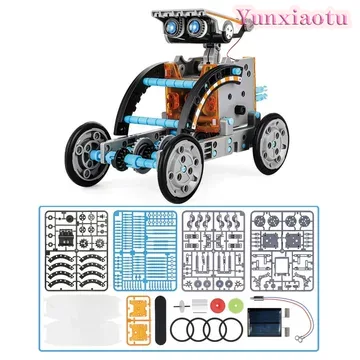 Kit de construção STEM de robô - Stem Solar Robot Kit For Kids avaliação e preço