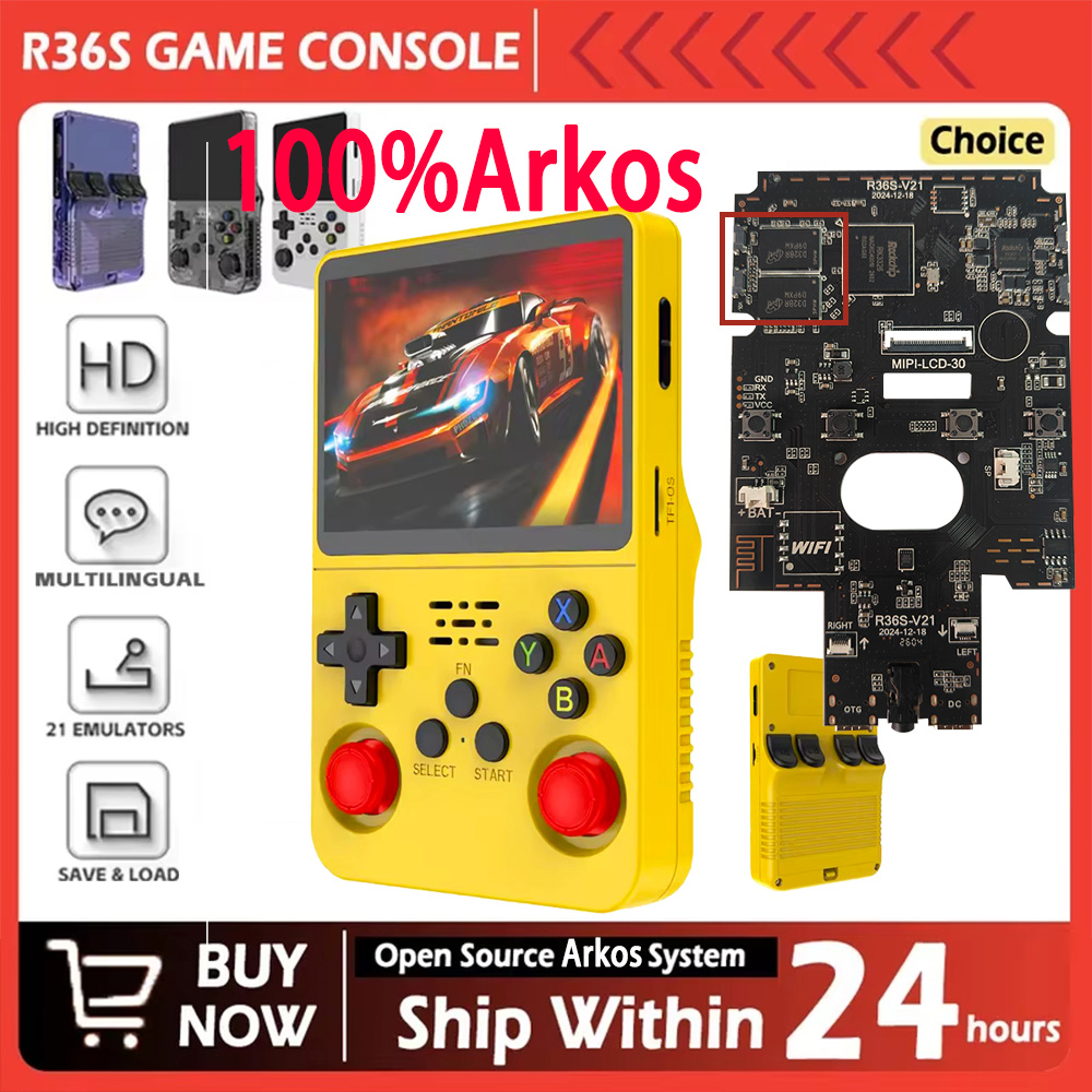 R36S Novo Console de Jogos Ret - Retro Handheld Game Console R36S avaliação e preço