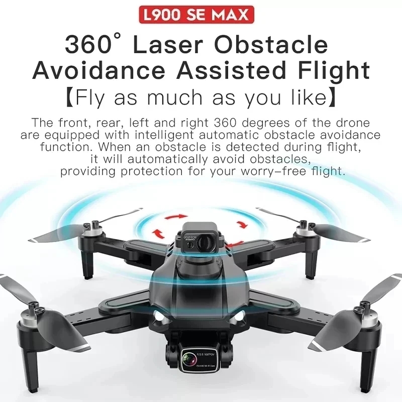 L900 Pro SE MAX GPS Drone 4K P - Fpv Brushless Rc Drone 4K avaliação e preço