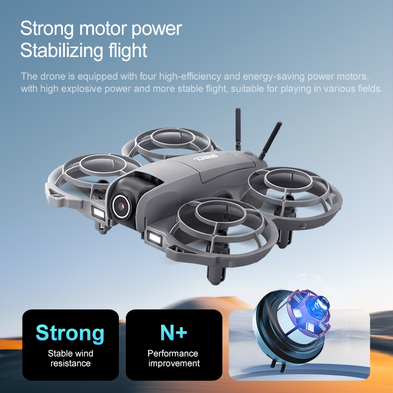 D26 Mini Drone RC 4K, Proteção - Fpv Brushless Rc Drone 4K avaliação e preço