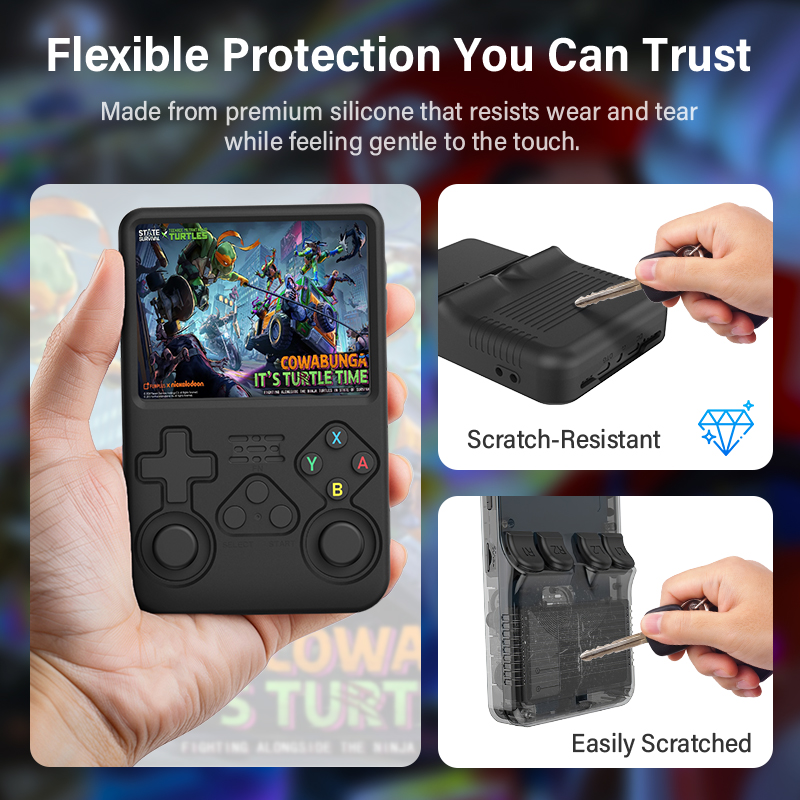 Capa protetora R36s para R36S, - Retro Handheld Game Console R36S avaliação e preço
