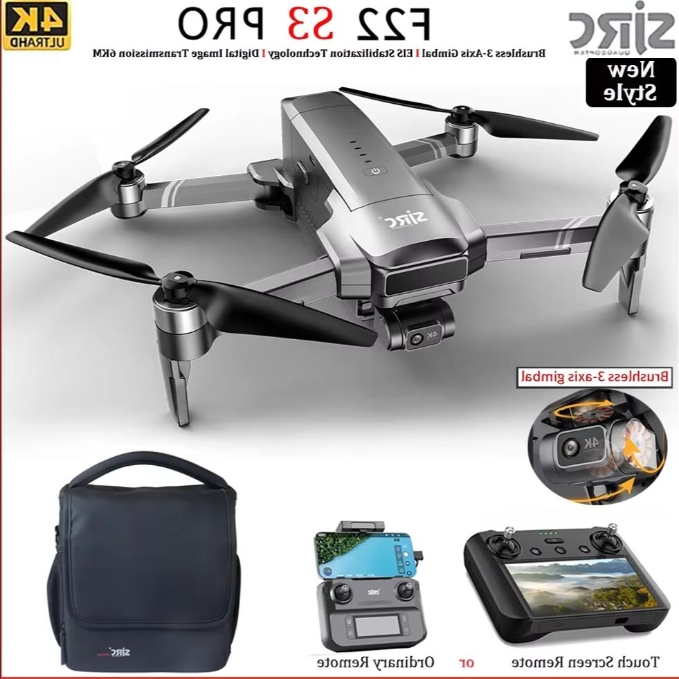Quadricóptero RC dobrável SJRC - Fpv Brushless Rc Drone 4K avaliação e preço