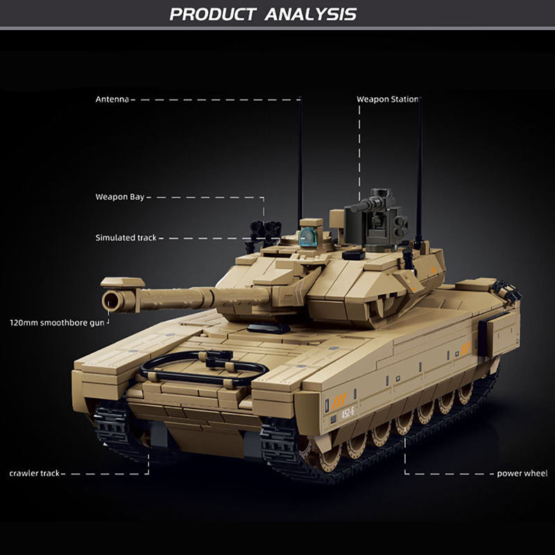 Conjunto de Blocos de Montagem - Lego Compatible Military Tank avaliação e preço