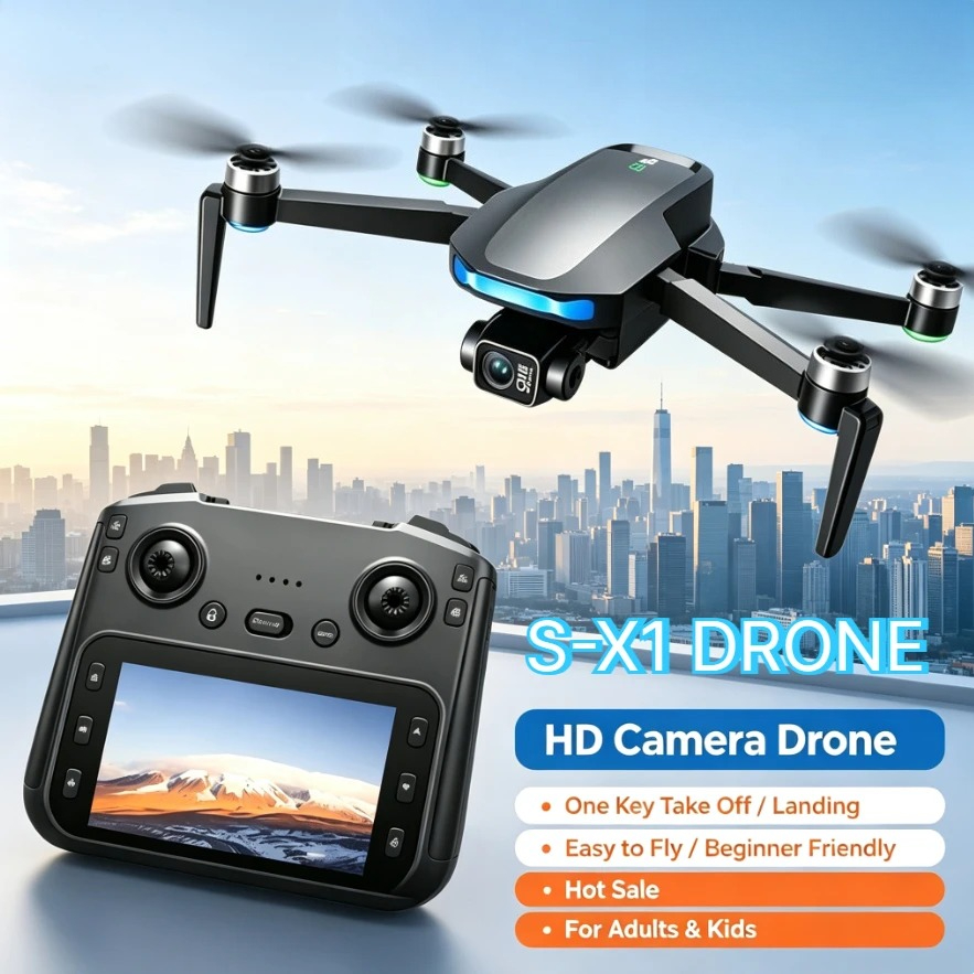 Drone GPS Original S-X1 com Câ - Fpv Brushless Rc Drone 4K avaliação e preço