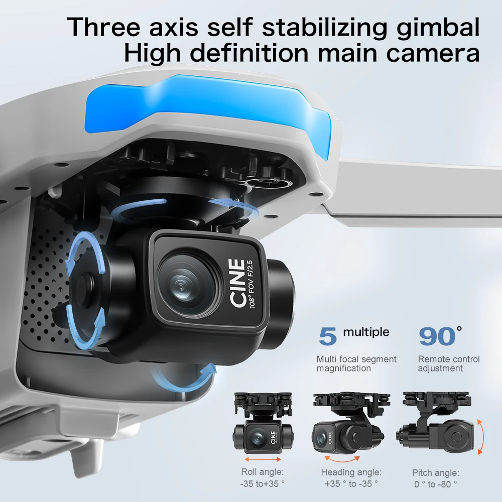 Drone GPS Original S-X1 com Câ - Fpv Brushless Rc Drone 4K avaliação e preço