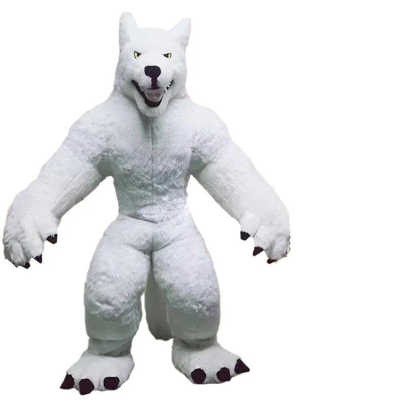 Fantasia de Mascote Lobo Cinza - Dolls avaliação e preço