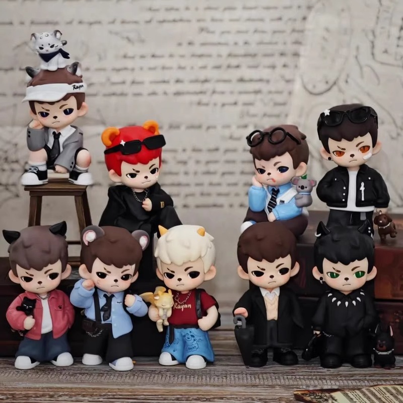 Novo genuíno rayan natural-nas - Anime Action Figure Blind Box avaliação e preço