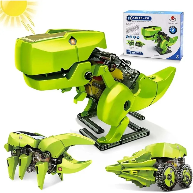 Kit Robô Solar 3 em 1, Brinque - Stem Solar Robot Kit For Kids avaliação e preço