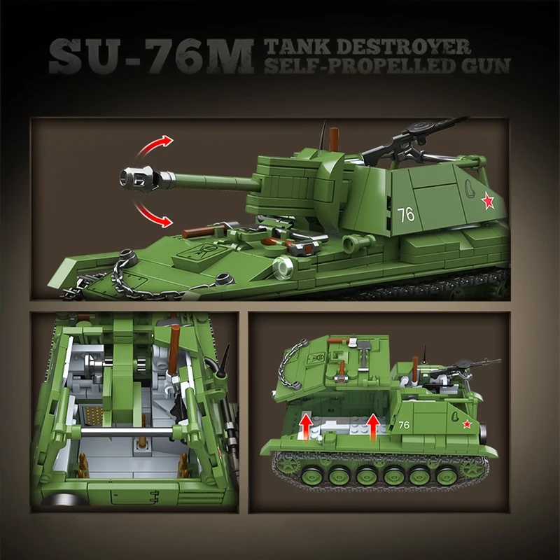 Blocos de Montar do Destruidor - Lego Compatible Military Tank avaliação e preço