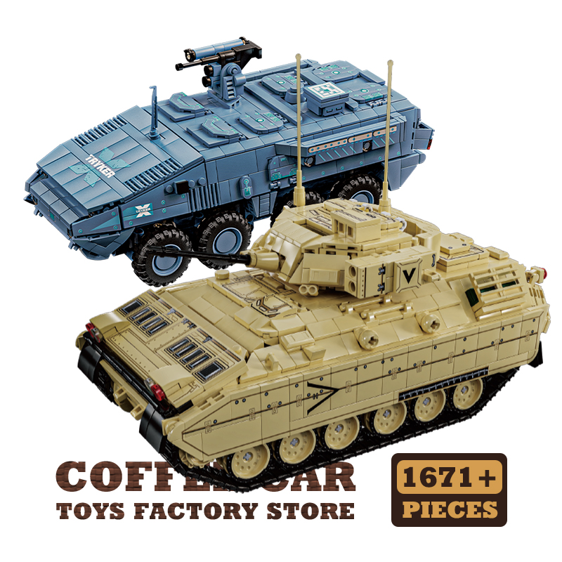 Blocos de Montar Tanque Princi - Lego Compatible Military Tank avaliação e preço