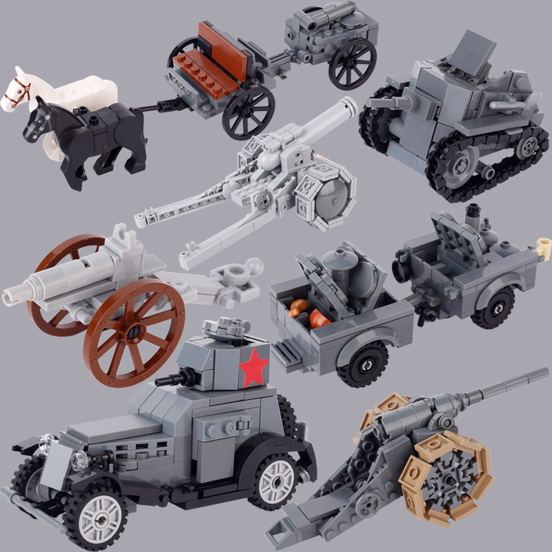 Segunda guerra mundial tanque  - Lego Compatible Military Tank avaliação e preço